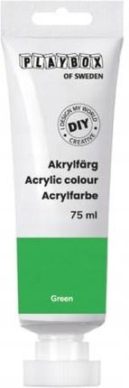 Playbox Of Sweden Diy Farba Acrylic Paint Zielona W Tubie 75Ml