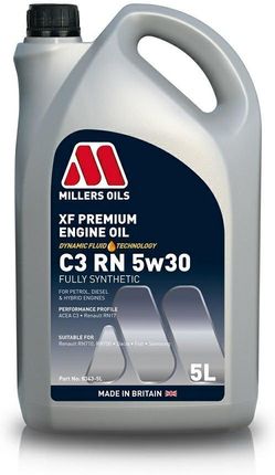 Millers Oils Xf Premium C3 Rn 5W30 5L