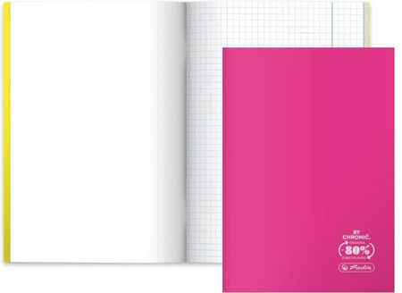 Herlitz Zeszyt Eco Pp Colors A4 W Kratkę 60 Kartek Różowy