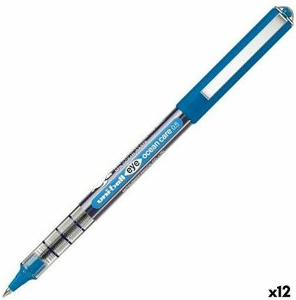 Uni-Ball Długopis Z Płynnym Atramentem Eye Ocean Care Niebieski 0,5mm 12szt.