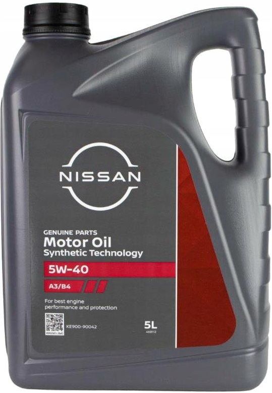 Olej silnikowy Nissan Motor Oil 5W-40 Fs A3/B4 5W40 5L - Opinie i ceny ...