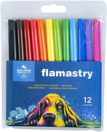 Flamastry 7710/2Ab 12 Kolorów Pies