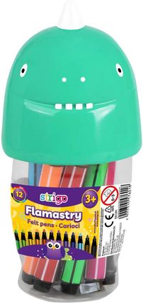 Flamastry Jumbo Strigo Dinozaur