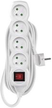 Zdjęcie Emos Przedłużacz 7m / 4 Gniazda / Z Wyłącznikiem / Biały / Pvc / 1,5 Mm2 P1417R - Libiąż