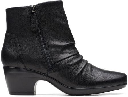 Botki Clarks Emily Willow kolor black leather 26168110