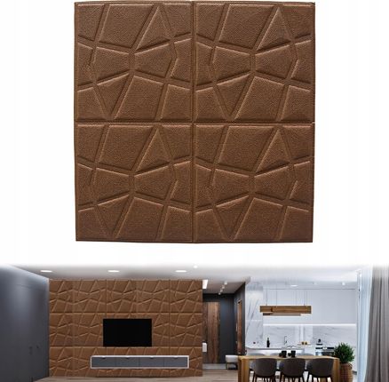 Decortrend Panele 3D Ścienne Samoprzylepne Kamień Tapeta Wood 2208683