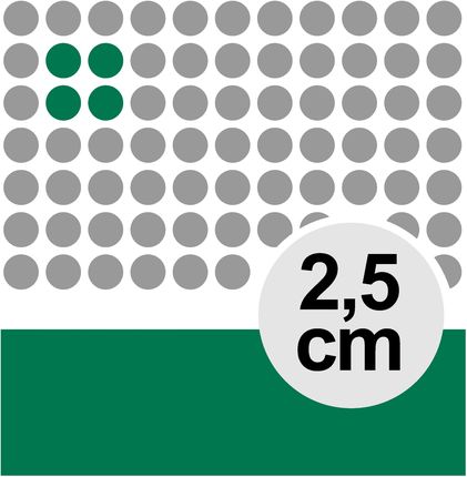 Oracal Naklejki Samoprzylepne Kropki 2,5cm Zielone 25061