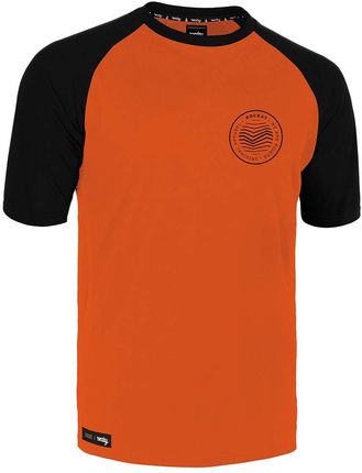 Rocday Koszulka Kolarska Z Krótkim Rękawem - Gravel - Pomarańczowy/Czarny Xl