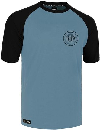 Rocday Koszulka Kolarska Z Krótkim Rękawem - Gravel - Niebieski/Czarny S