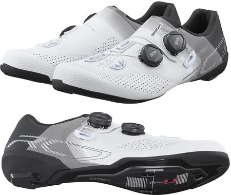 Buty Szosowe Shimano Rc702 Rc7 Spd Boa Carbon Białe - Ceny i
