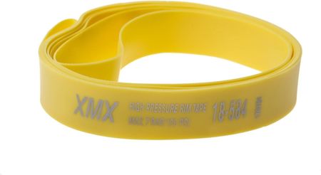 Xmx Opaska Na Obręcz Pvc 27,5 18X584mm Żółta Wzmocnione