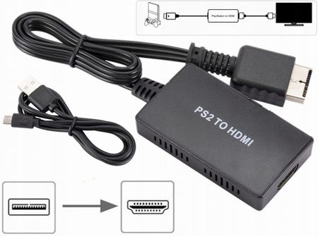 Swiatkabli Adapter Konwerter Z Ps2 Na Hdmi Przejściówka