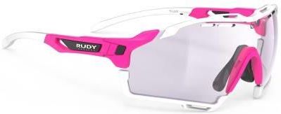 Rudy Project Okulary Sportowe Z Fotochromem Cutline Pink Fluo Matte Impact Photochromic 2 Laser Purple