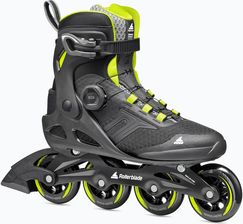 Zdjęcie Rolki Męskie Rollerblade Macroblade 84 Boa Czarno-Zielone 07370600 - Zabłudów