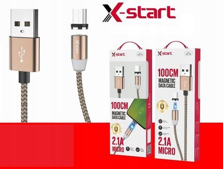 X-Start X Start Kabel Usb Magnetyczny 2 1A Micro Sjx 181