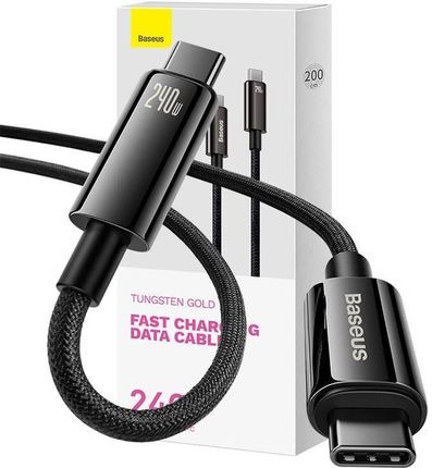 Baseus Kabel Usb C Do Tungsten Gold 240W 2 M