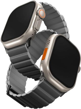 Uniq Revix Premium Edition Reversible Magnetic Szary Pasek Apple Watch 42/44/45/49Mm