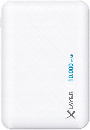 Xlayer Powerbank 10000Mah Szybkie Ładowanie Biały