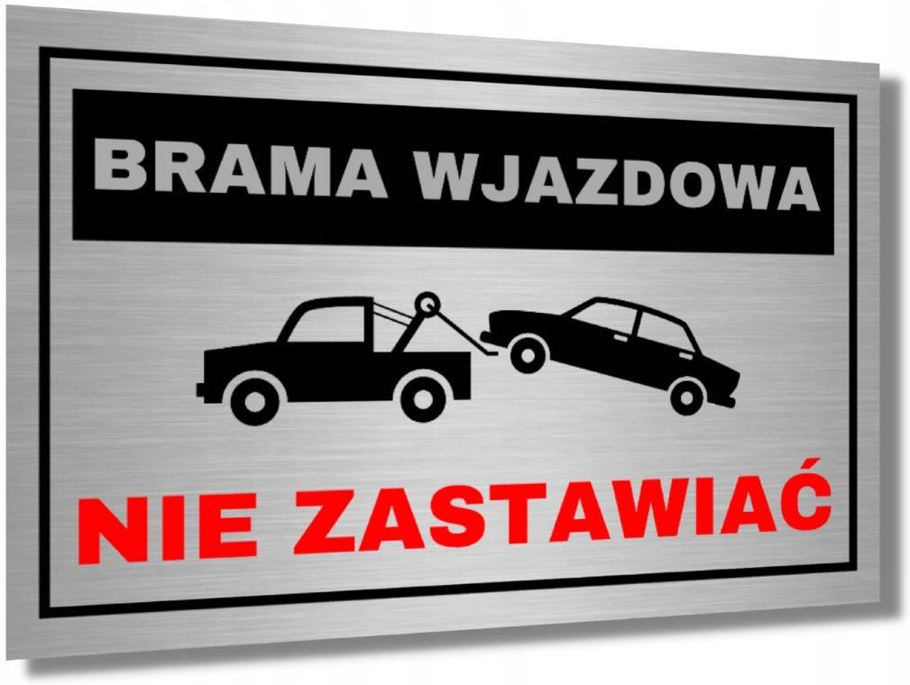 Tabliczka Nie Zastawiać Brama Wjazdowa Aluminium - Ceny I Opinie - Ceneo.pl