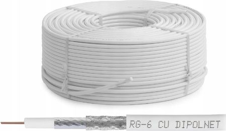 Dipolnet Kabel Przewód Koncentryczny Rg6 1.0 100M