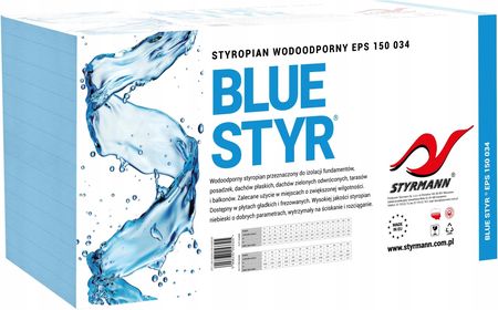 Styrmann Styropian Fundament Blue Eps150 18Cm 1,5M2 (BLUEEPS15018CM)