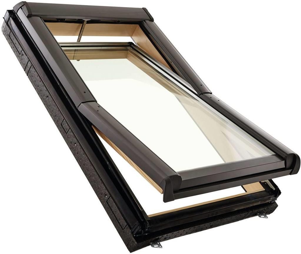 Okno dachowe Roto Designo R49 Rototronic 74X98 Drewniane Elektryczne ...