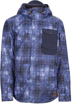 Kurtka Sessions - Wire Jacket Faded Flannel-Navy Fad