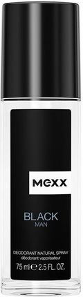 Mexx Black Man Dezodorant W Naturalnym 75 ml