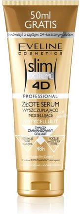 Eveline Cosmetics Slim Extreme 4D Złote Serum Wyszczuplająco-Modelujące 250 ml
