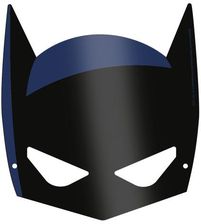 Zdjęcie Amscan Maski Papierowe Batman 8 Szt. - Serock