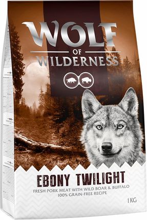 Wolf Of Wilderness Ebony Twilight Dzik I Bawół 1kg