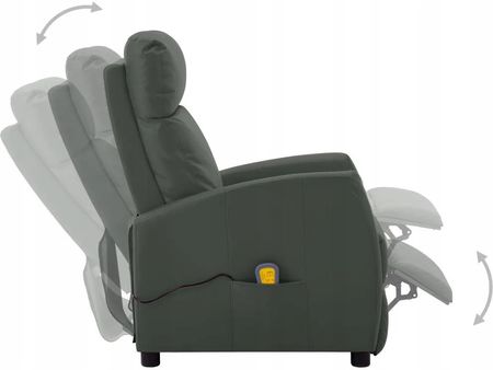 Fotel Z Masażem Podgrzewany Masujący Skóra Masaż - Opinie i atrakcyjne ceny  na Ceneo.pl