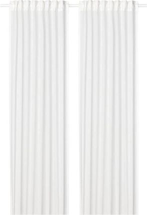 Ikea Silverlonn Firanki 145X300Cm 2Szt Biały