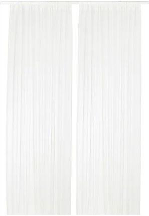 Ikea Teresia Firanki 2 Szt Biały 145X300 Cm