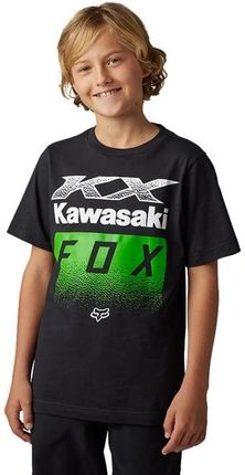 koszulka FOX - Youth Fox X Kawi Ss Tee Black (001) rozmiar: YS