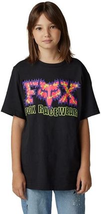 koszulka FOX - Yth Barb Wire Ii Ss Tee Black (001) rozmiar: YL
