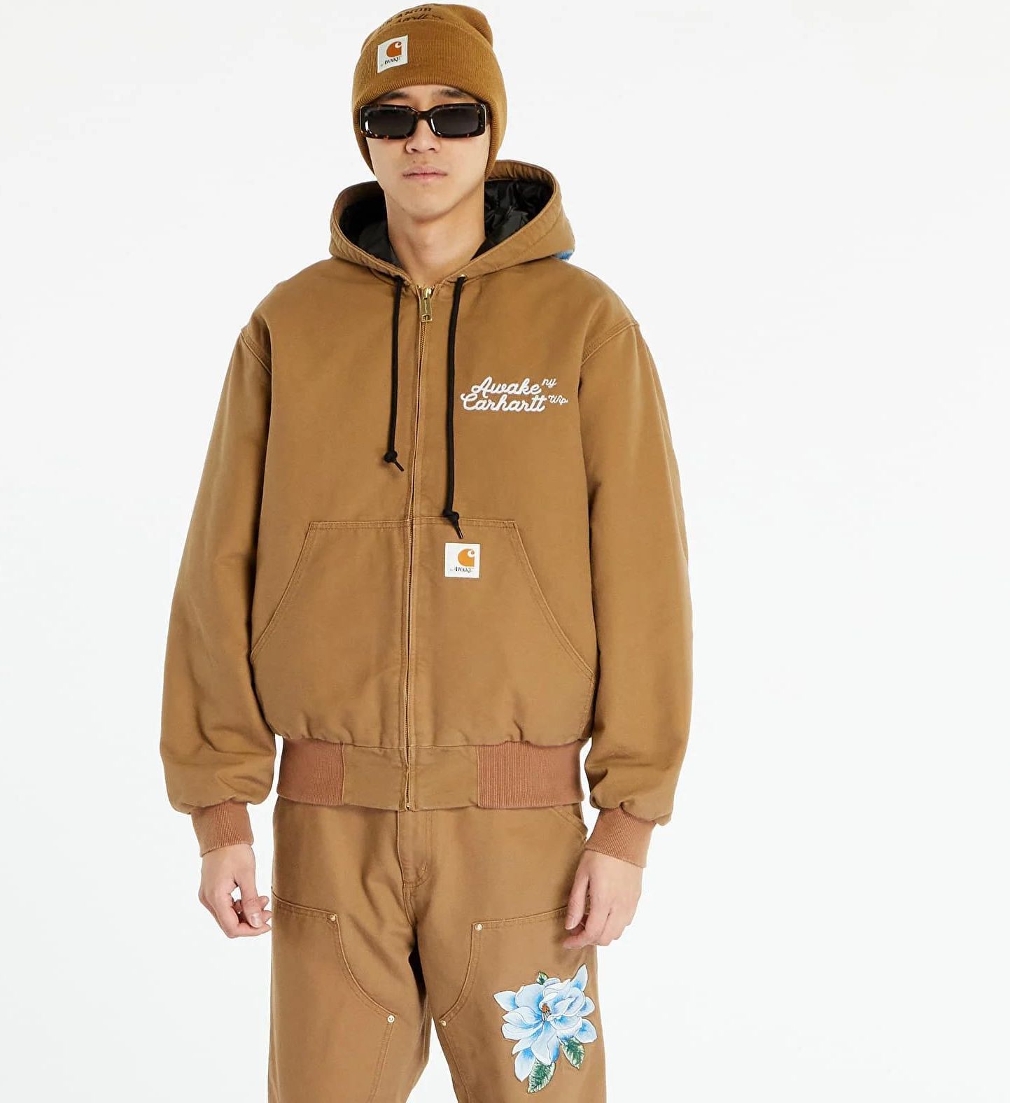 Awake NY x Carhartt WIP OG Active Jacket Hamilton Brown - Ceny i