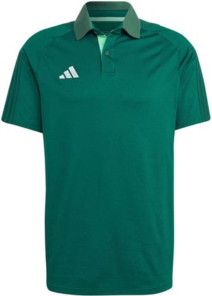 Koszulka męska adidas Tiro 23 Competition Polo zielona HU1345