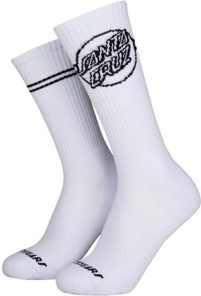 skarpetki SANTA CRUZ - 50th Opus Dot Sock White (WHITE ) rozmiar: 42-45