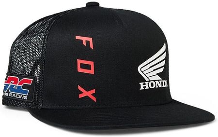 czapka z daszkiem FOX - Fox X Honda Snapback Hat Black (001) rozmiar: OS