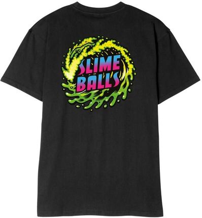 koszulka SANTA CRUZ - Slime Wave T-Shirt Black (BLACK ) rozmiar: L