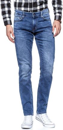 SPODNIE MĘSKIE MUSTANG Oregon Tapered K DENIM BLUE 1006064 5000 313