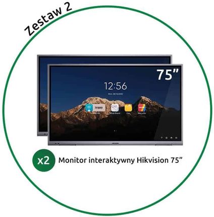 Hikvision 2X Monitor Interaktywny 75”
