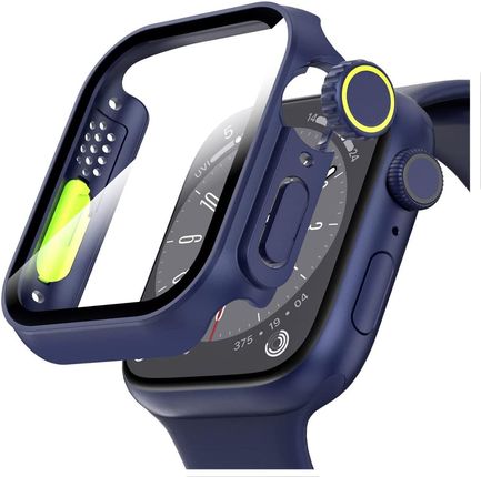 Supero Etui Apple Watch Case Glass 4/5/6/Se 40Mm Niebieskie