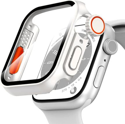 Supero Etui Apple Watch Case Glass 7/8 41Mm Srebrny
