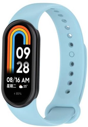 Bizon Pasek Strap Watch Dots Do Xiaomi Mi Smart Band 8 Błękitny