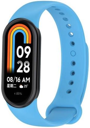 Bizon Pasek Strap Watch Dots Do Xiaomi Mi Smart Band 8 Niebieski