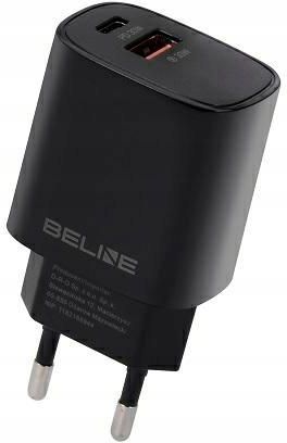 Beline Ład. siec. 1x USB-C + 1x USB 30W czarna /bl