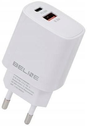 Beline Ład. siec. 1x USB-C + 1x USB 30W biała /whi