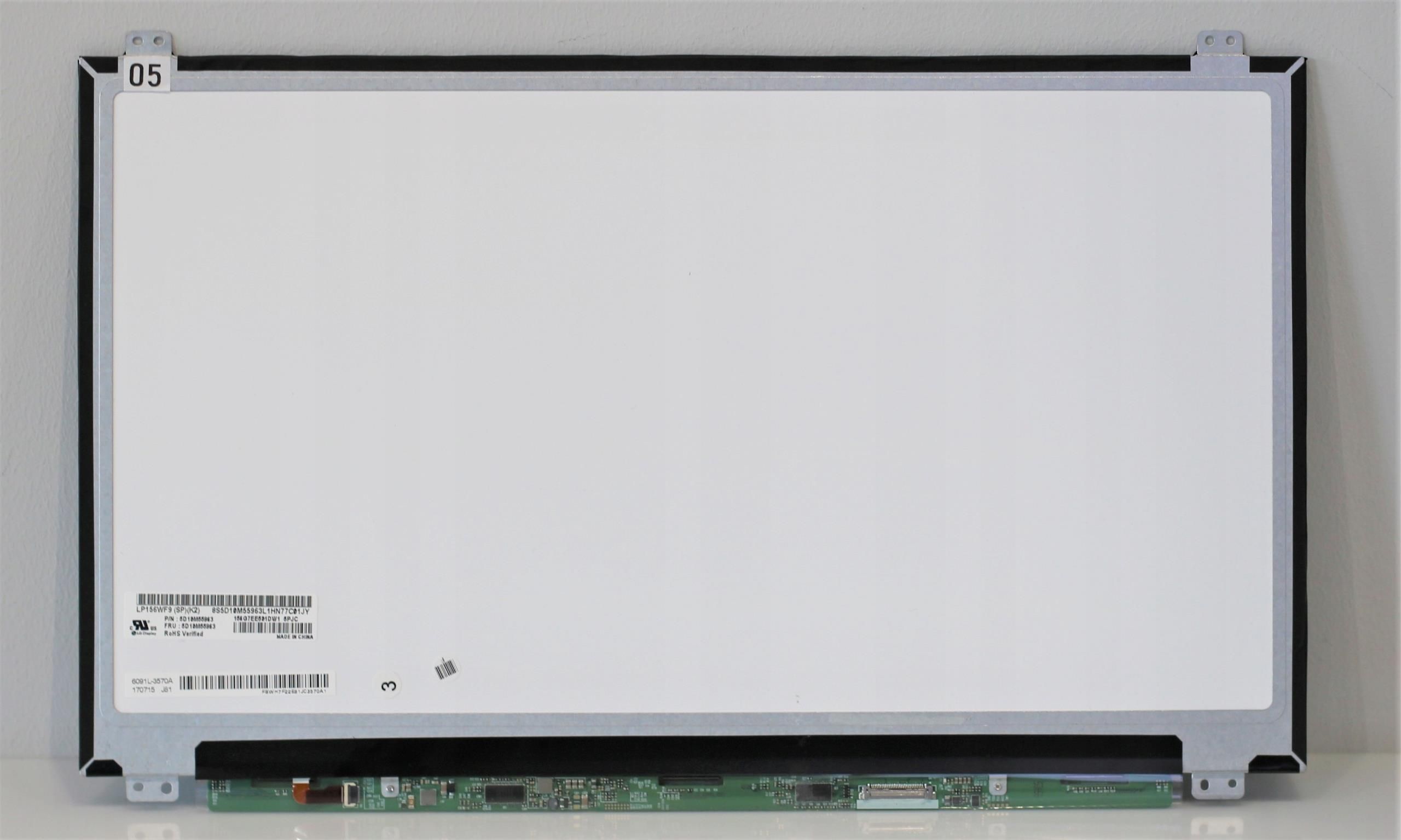 Dalle écran LCD LED 15.6" LP156WF9(SP)(K3) IPS 30pin - Neuf Pour Réparation Ordinateur Portable
